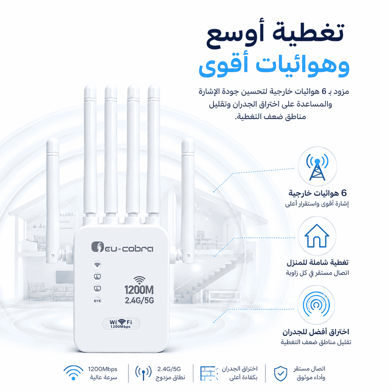 نقطة وصول واي فاي 5GHz