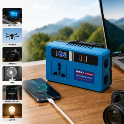 محول طاقة ذكي محمول ومنفذ USB Type-C
